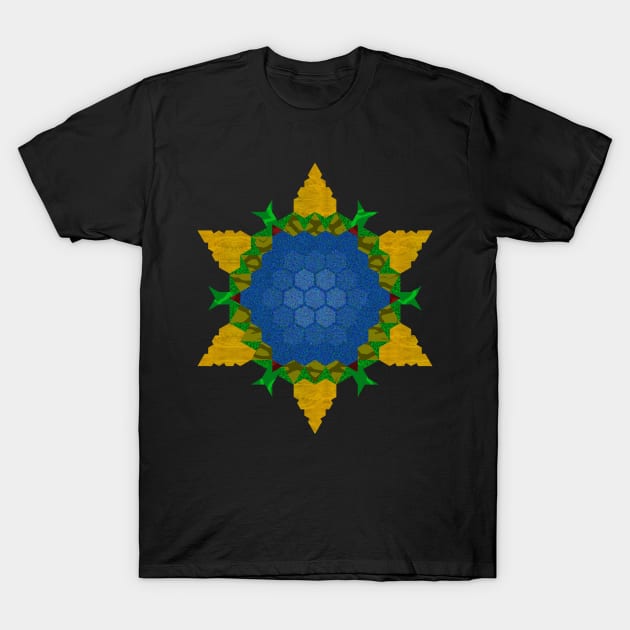 Big blue flower T-Shirt by wagnerps